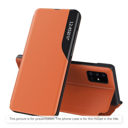 Puzdro pre Samsung Galaxy A07 4G A075, Techsuit, eFold, Oranžové