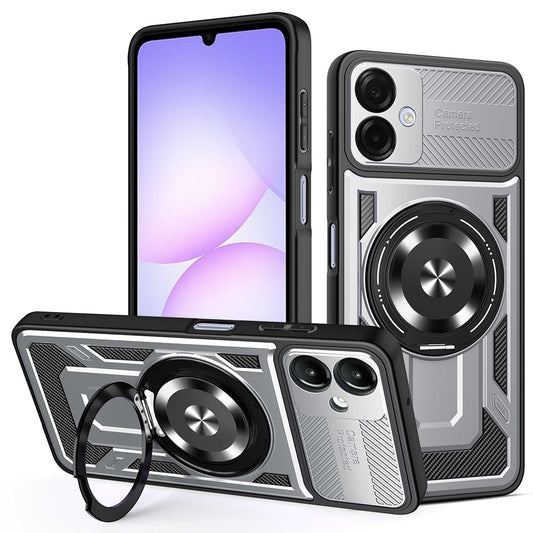 Puzdro pre Samsung Galaxy A07 4G A075, Techsuit, RuggedCam, Sivá