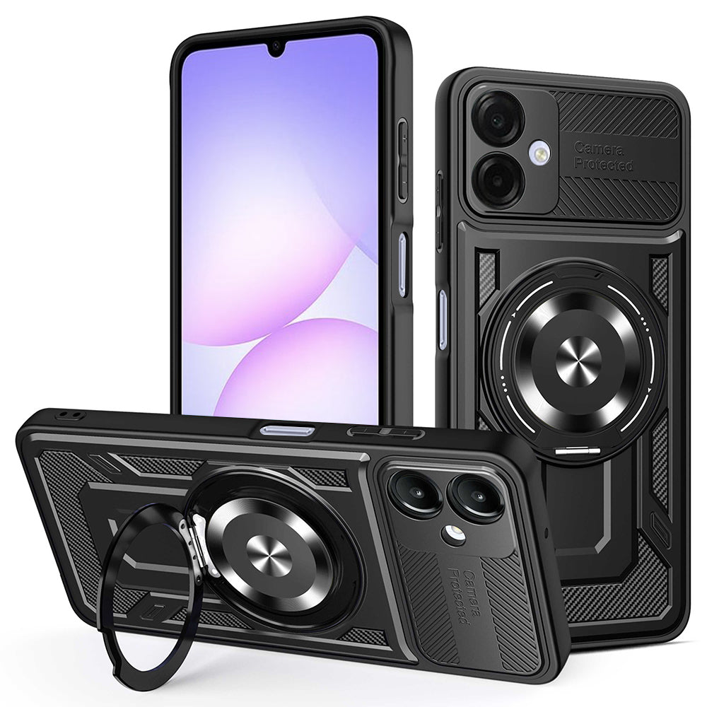 Puzdro pre Samsung Galaxy A07 4G A075, Techsuit, RuggedCam, Čierne