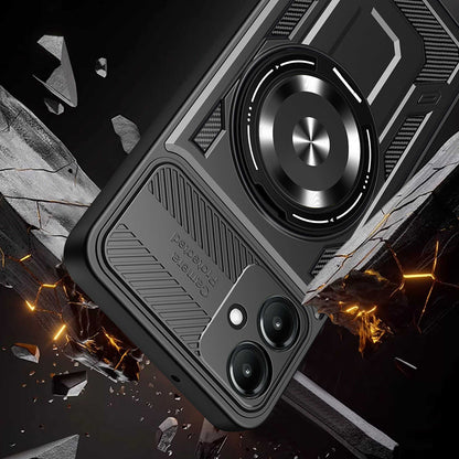 Puzdro pre Samsung Galaxy A07 4G A075, Techsuit, RuggedCam, Čierne