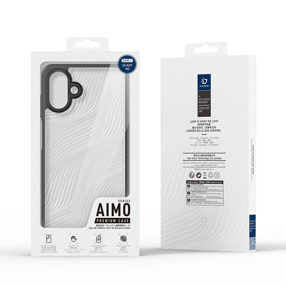 Puzdro pre Samsung Galaxy A08 4G A085 / A07 5G A076 / A07 4G A075, DUX DUCIS, Aimo, Čierne
