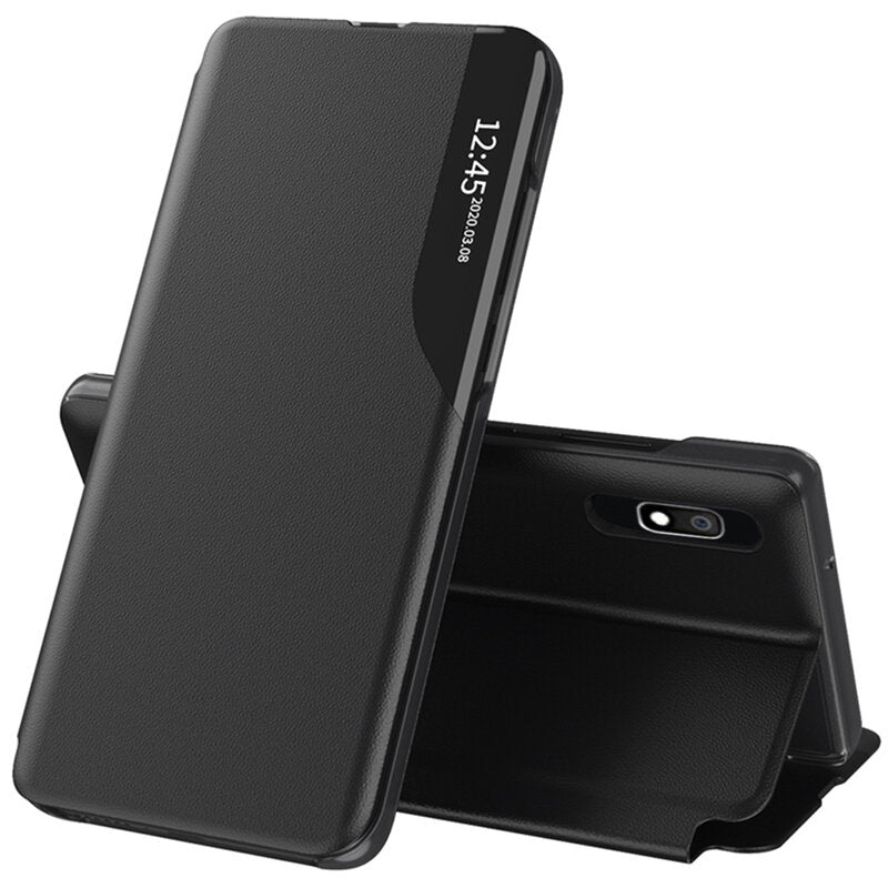 Puzdro pre Samsung Galaxy A10 A105 / M10 M105, Techsuit, eFold, Čierne