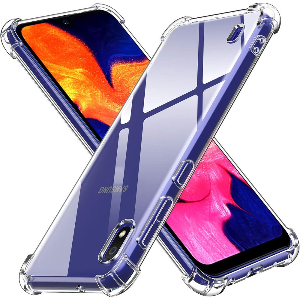 Obal na Samsung Galaxy A10 A105, Techsuit, nárazuvzdorný priehľadný, transparentný