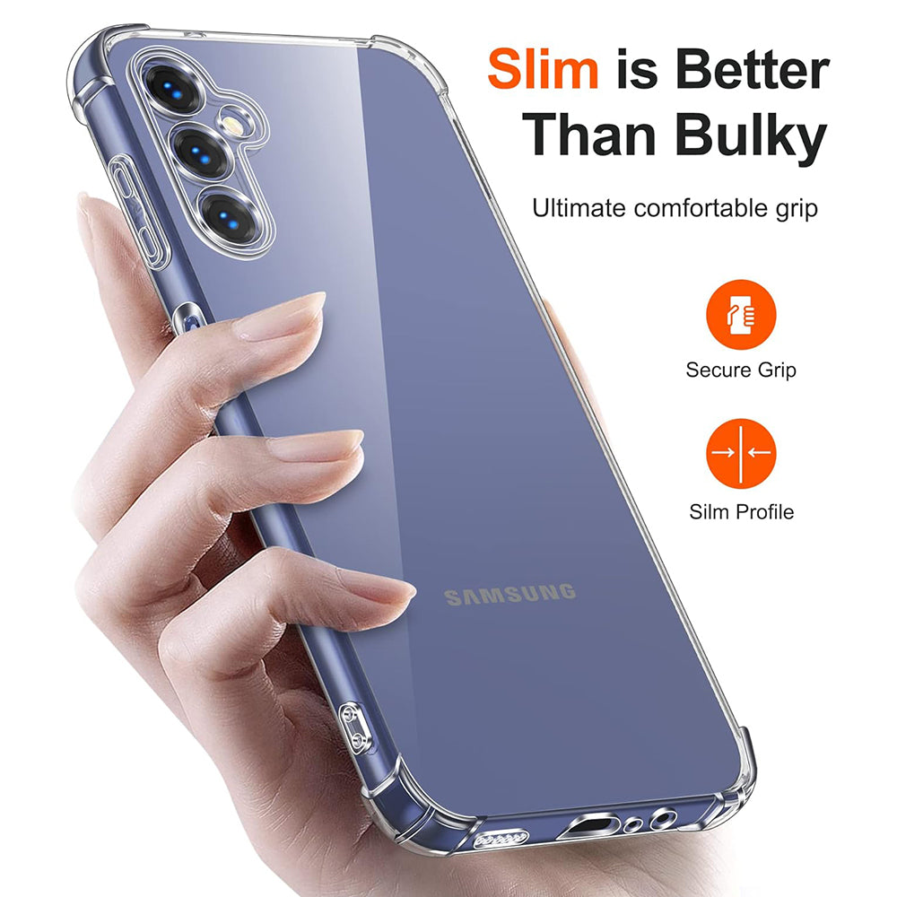 Obal na Samsung Galaxy A10 A105, Techsuit, nárazuvzdorný priehľadný, transparentný