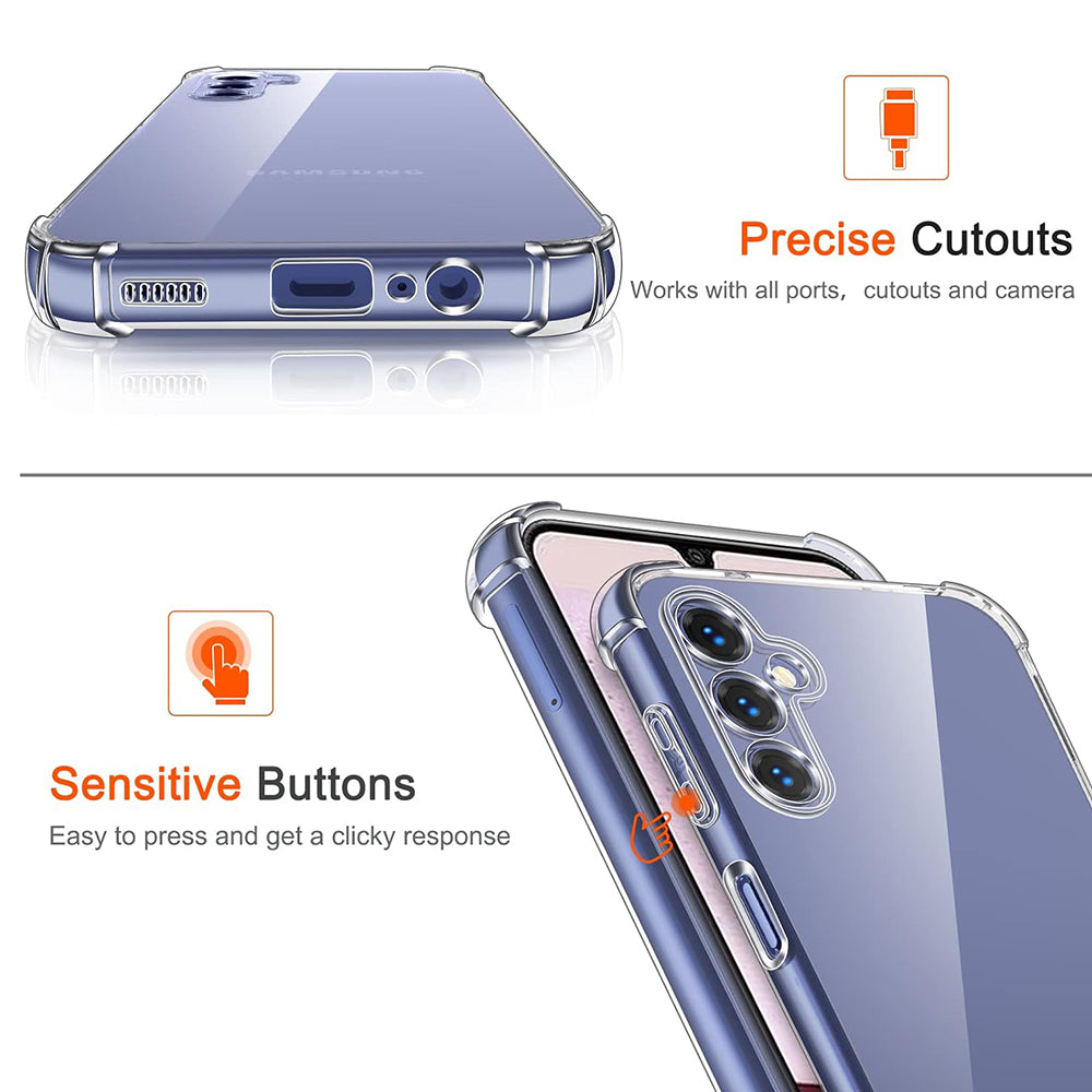 Obal na Samsung Galaxy A10 A105, Techsuit, nárazuvzdorný priehľadný, transparentný