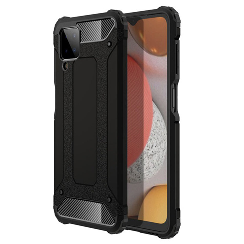 Puzdro pre Samsung Galaxy A12 Nacho A127 / A12 A125, Techsuit, Hybrid Armor, Čierne