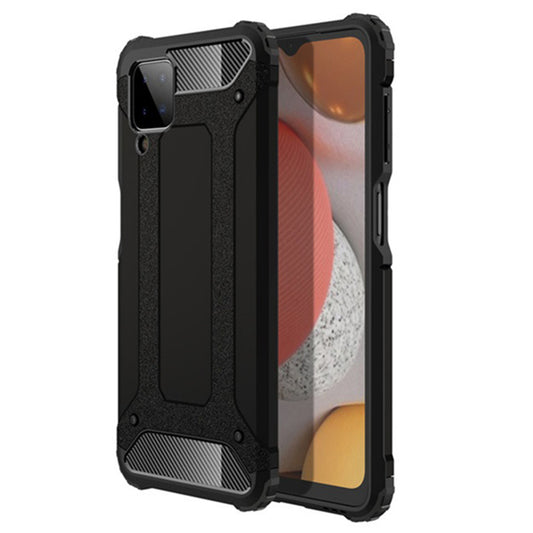 Puzdro pre Samsung Galaxy A12 Nacho A127 / A12 A125, Techsuit, Hybrid Armor, Čierne