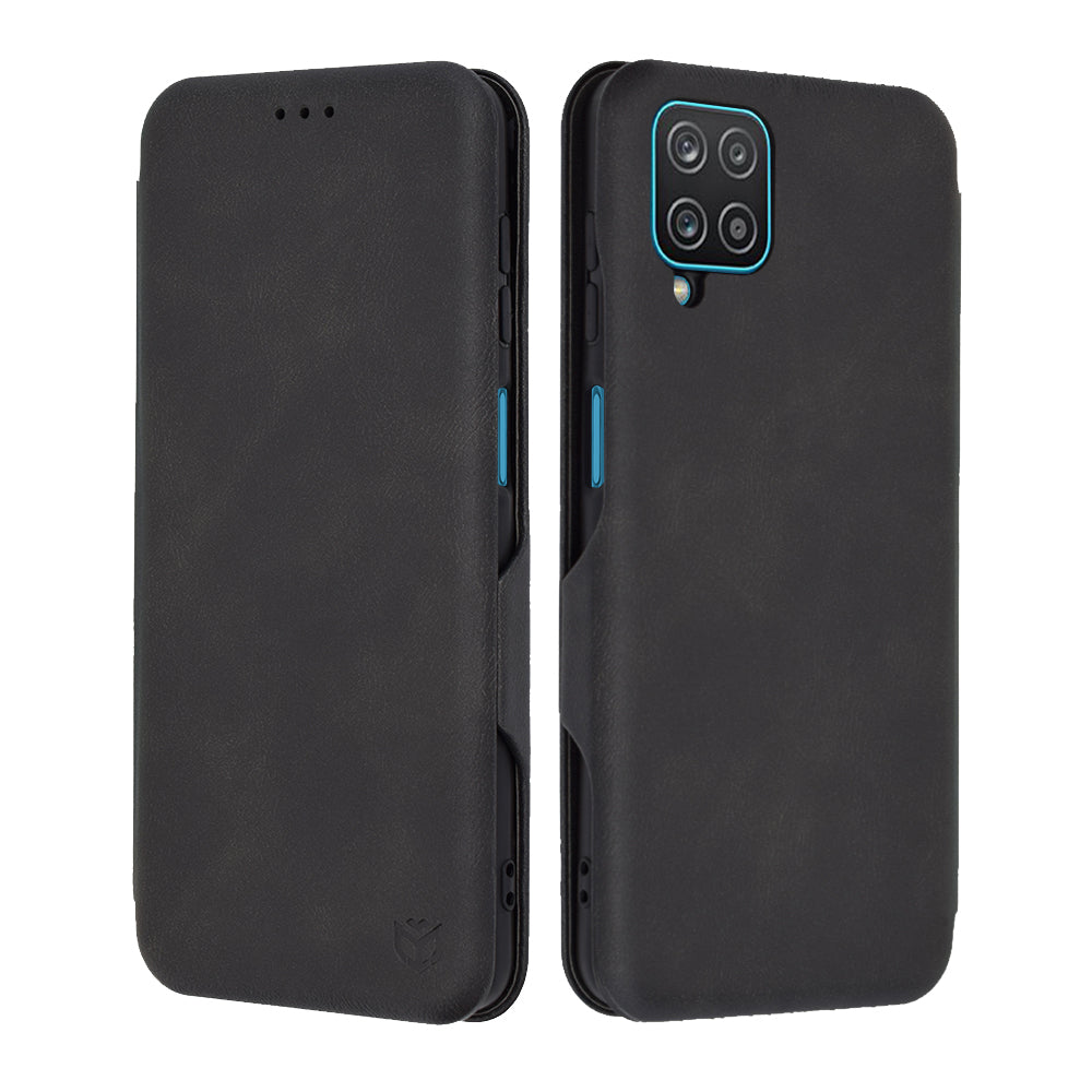 Puzdro pre Samsung Galaxy A12 Nacho A127 / A12 A125, Techsuit, Safe Wallet Plus, Čierne
