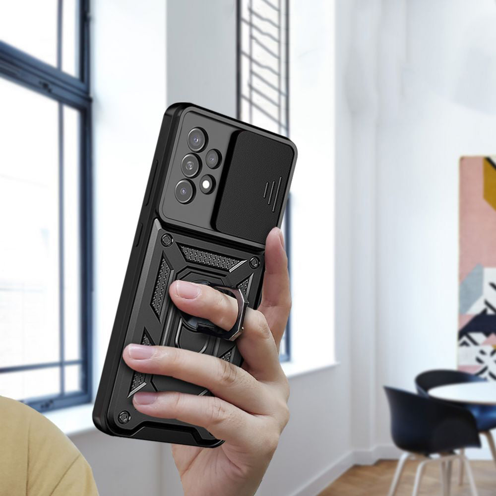 Puzdro pre Samsung Galaxy A13 A135, Techsuit, CamShield, Čierne