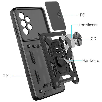 Puzdro pre Samsung Galaxy A13 A135, Techsuit, CamShield, Čierne
