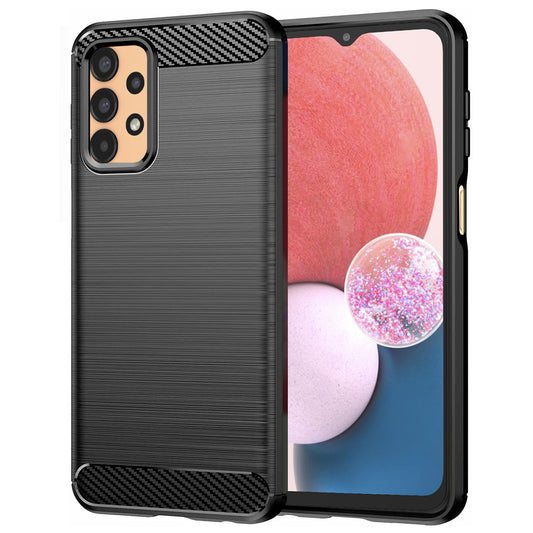 Obal na Samsung Galaxy A13 A135, Techsuit, Karbón, Čierny