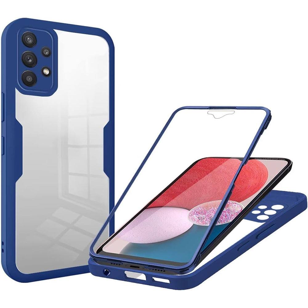 Puzdro pre Samsung Galaxy A13 A135, Techsuit, ColorVerse 360, Modré