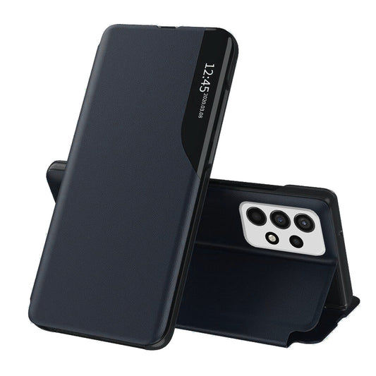 Puzdro pre Samsung Galaxy A13 A135, Techsuit, eFold, Tmavomodrá