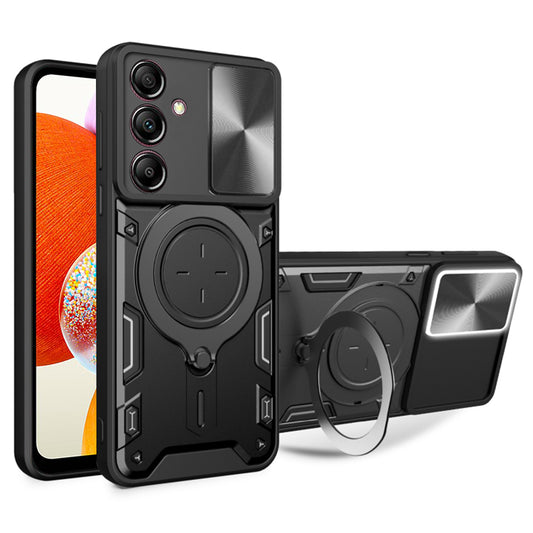 Puzdro pre Samsung Galaxy A14 A145 / A14 5G A146, Techsuit, CamGuard Pro, Čierne