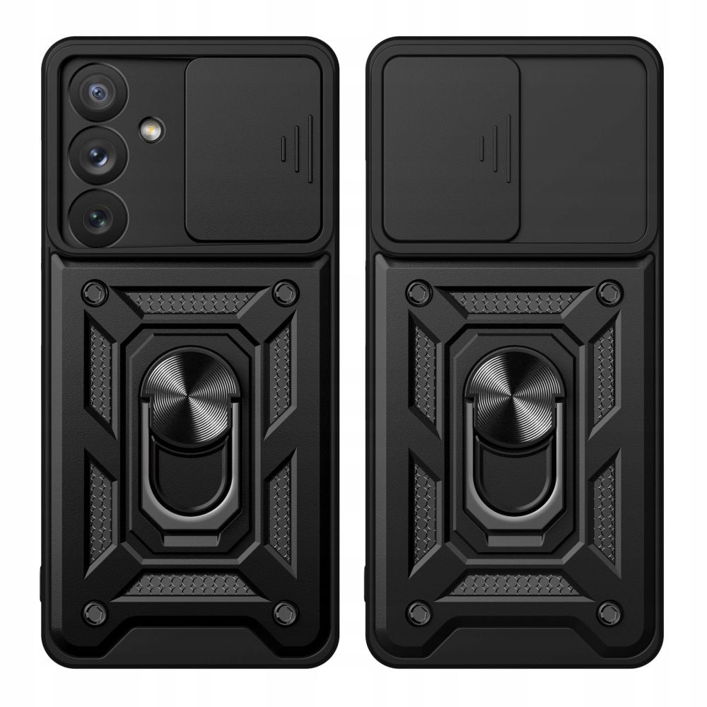 Puzdro pre Samsung Galaxy A14 A145 / A14 5G A146, Techsuit, CamShield, Čierne
