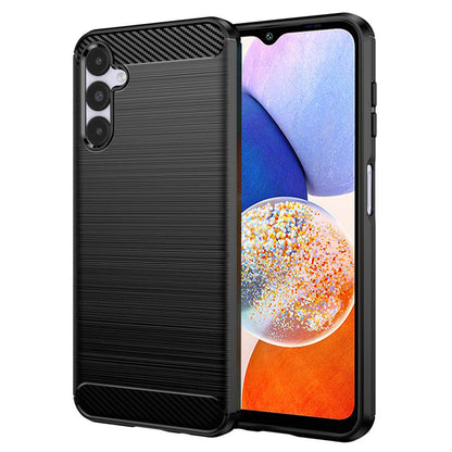 Puzdro pre Samsung Galaxy A14 A145 / A14 5G A146, Techsuit, Karbón, Čierne