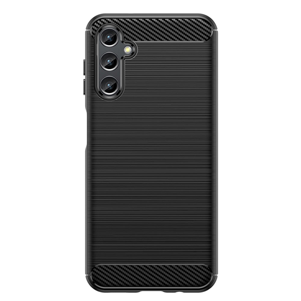 Puzdro pre Samsung Galaxy A14 A145 / A14 5G A146, Techsuit, Karbón, Čierne