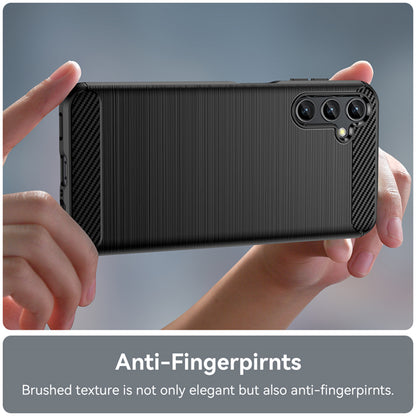 Puzdro pre Samsung Galaxy A14 A145 / A14 5G A146, Techsuit, Karbón, Čierne