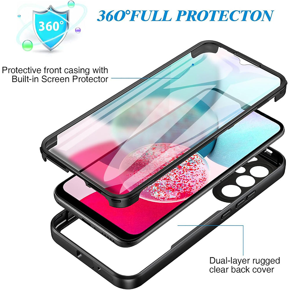 Puzdro pre Samsung Galaxy A14 A145 / A14 5G A146, Techsuit, ColorVerse 360, Modrá