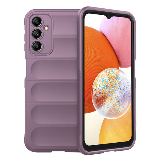Puzdro pre Samsung Galaxy A14 A145 / A14 5G A146, Techsuit, Magic Shield, fialové