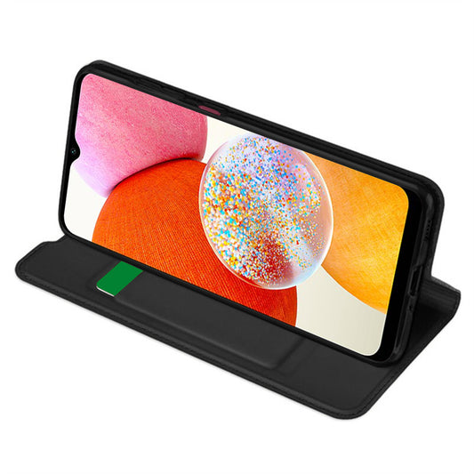 Puzdro pre Samsung Galaxy A14 A145 / A14 5G A146, Techsuit, Magskin Book, Čierne