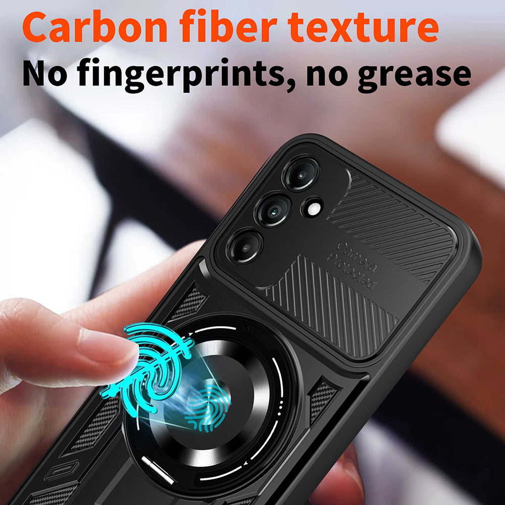 Puzdro pre Samsung Galaxy A14 A145 / A14 5G A146, Techsuit, RuggedCam, Čierne