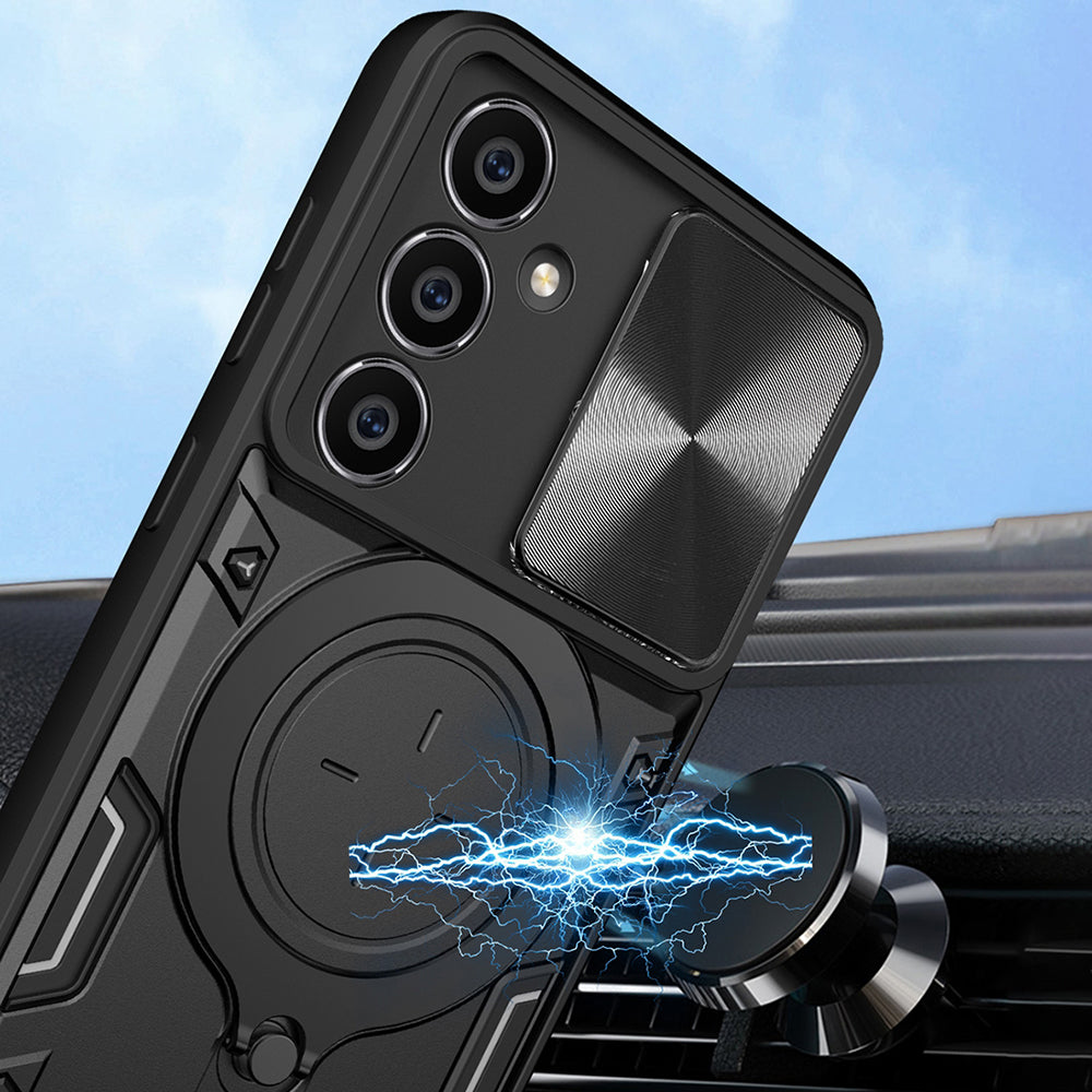 Case for Samsung Galaxy A15 5G A156 / A15 A155, Techsuit, CamGuard Pro, Black