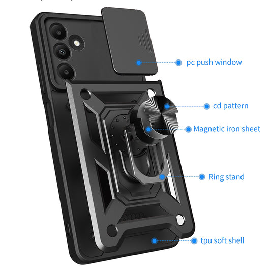 Puzdro pre Samsung Galaxy A15 5G A156 / A15 A155, Techsuit, CamShield, Modré