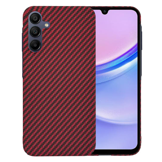 Puzdro pre Samsung Galaxy A15 5G A156 / A15 A155, Techsuit, Carbonite FiberShell, Červené