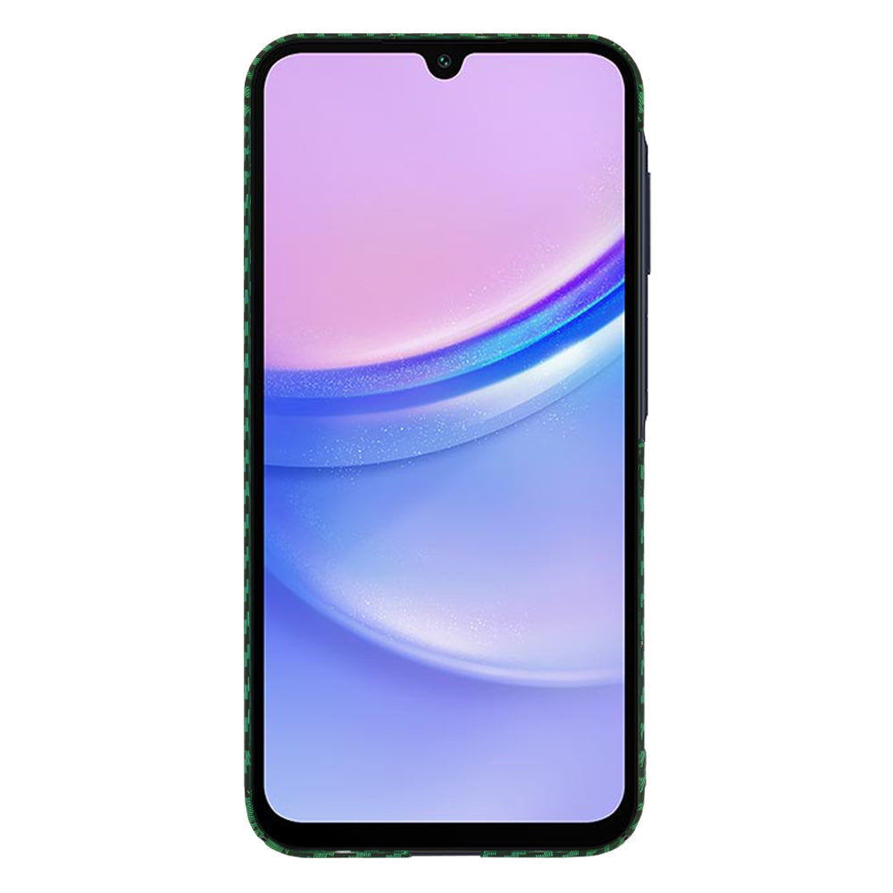 Puzdro pre Samsung Galaxy A15 5G A156 / A15 A155, Techsuit, Carbonite FiberShell, Zelené