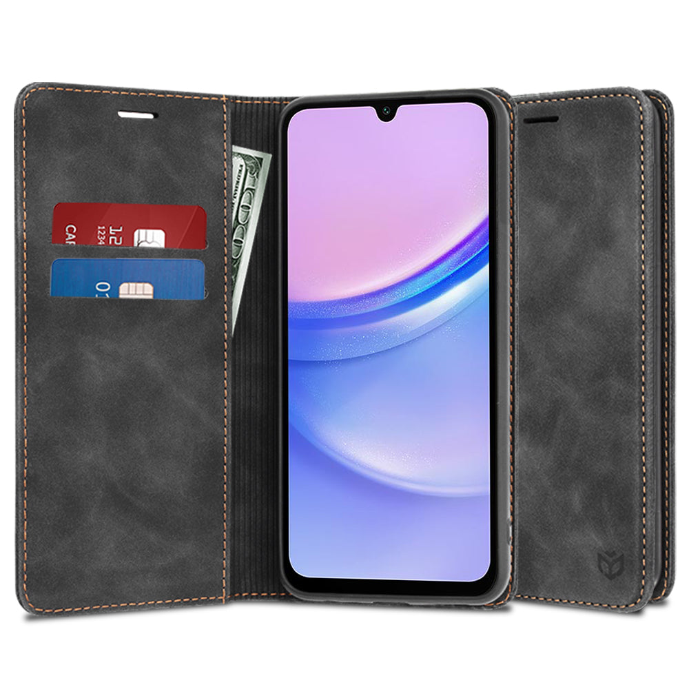 Puzdro pre Samsung Galaxy A15 5G A156 / A15 A155, Techsuit, Confy, Čierne