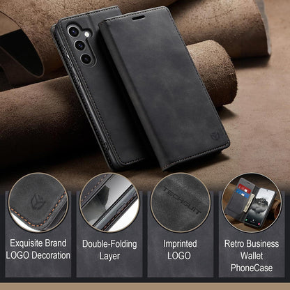 Puzdro pre Samsung Galaxy A15 5G A156 / A15 A155, Techsuit, Confy, Čierne