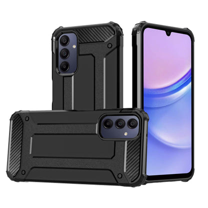 Puzdro pre Samsung Galaxy A15 5G A156 / A15 A155, Techsuit, Hybrid Armor, Čierne