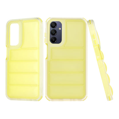 Puzdro pre Samsung Galaxy A15 5G A156 / A15 A155, Techsuit, Wave Shield, Žltá