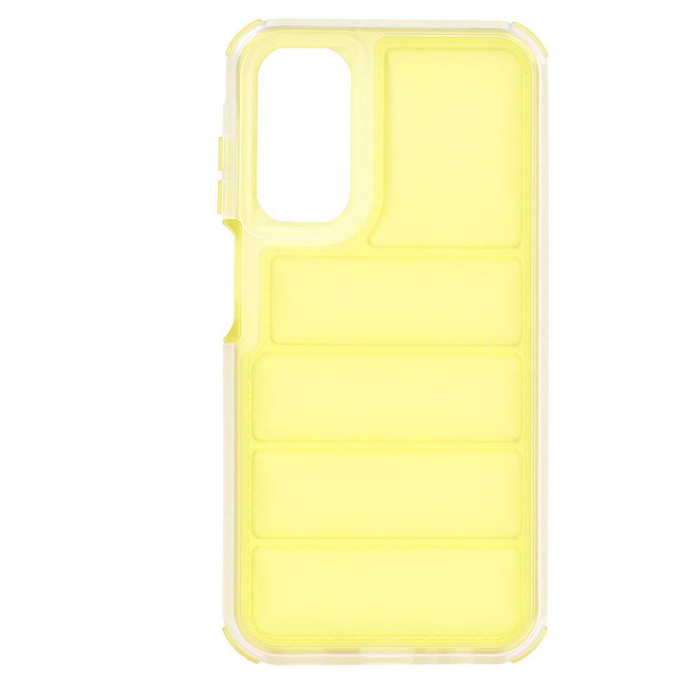 Puzdro pre Samsung Galaxy A15 5G A156 / A15 A155, Techsuit, Wave Shield, Žltá