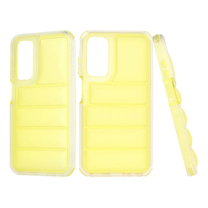 Puzdro pre Samsung Galaxy A15 5G A156 / A15 A155, Techsuit, Wave Shield, Žltá