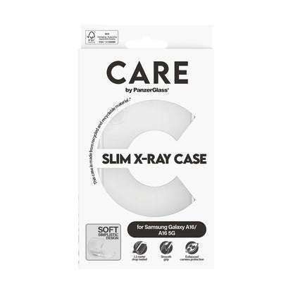 Puzdro pre Samsung Galaxy A16 4G A165, PanzerGlass, Care Fashionable, Transparentné