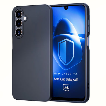Puzdro pre Samsung Galaxy A16 5G A166 / A16 4G A165, 3MK, Matné Čierne