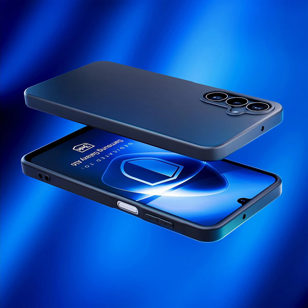 Puzdro pre Samsung Galaxy A16 5G A166 / A16 4G A165, 3MK, Matné Čierne