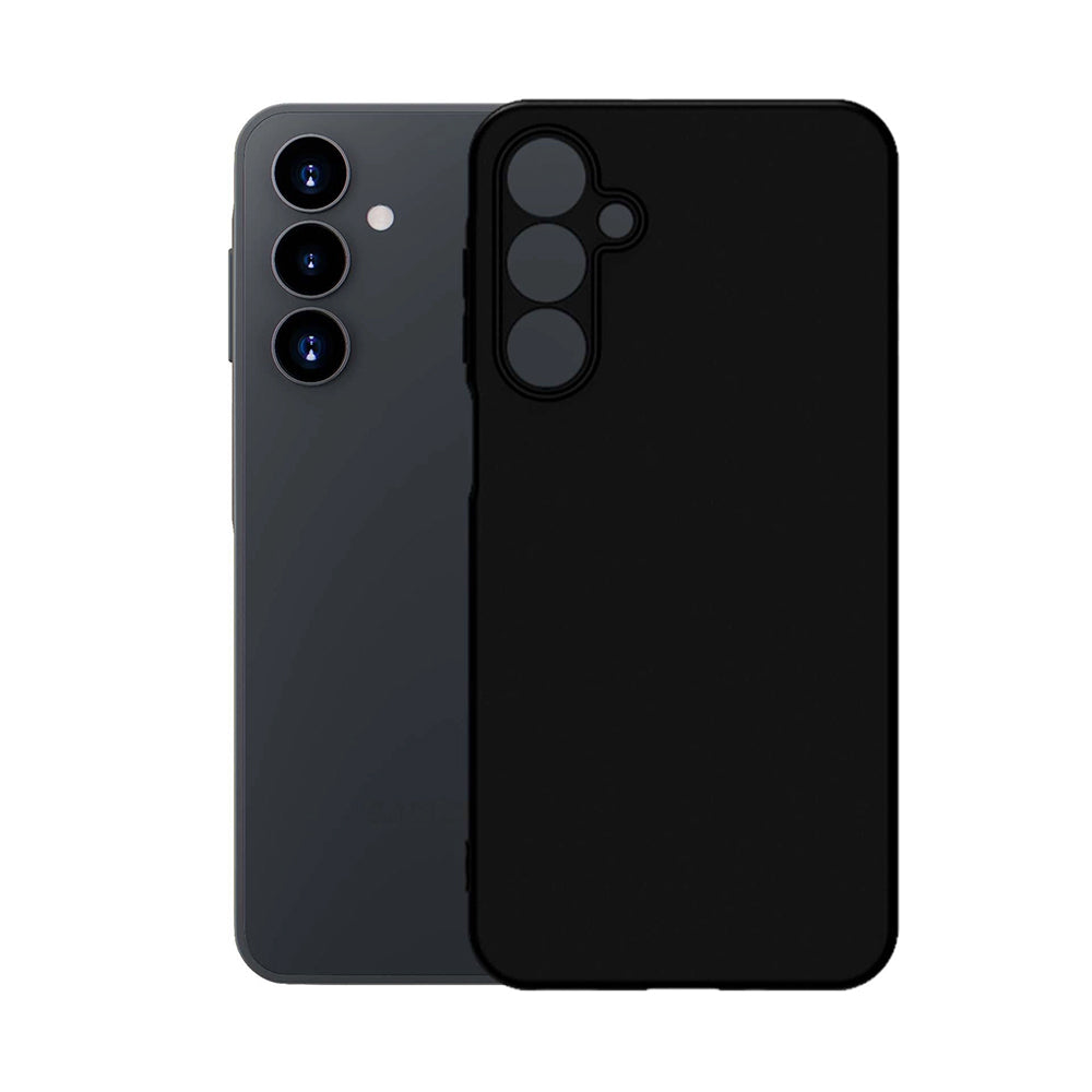 Puzdro pre Samsung Galaxy A16 5G A166 / A16 4G A165, 3MK, Silikón, Čierna