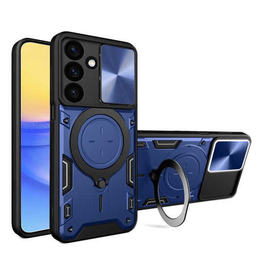 Puzdro pre Samsung Galaxy A16 5G A166 / A16 4G A165, Techsuit, CamGuard Pro, Modrá