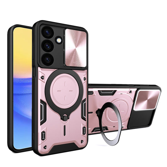 Puzdro pre Samsung Galaxy A16 5G A166 / A16 4G A165, Techsuit, CamGuard Pro, Ružovo-zlaté