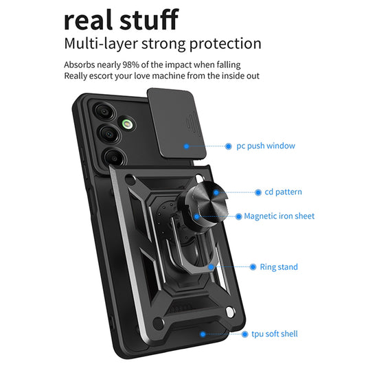 Obal na Samsung Galaxy A16 5G A166 / A16 4G A165, Techsuit, CamShield, modrý