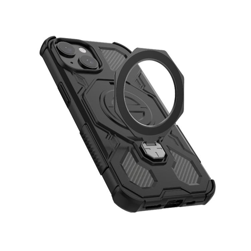 Puzdro pre Samsung Galaxy A16 5G A166 / A16 4G A165, Techsuit, Carbon Shield Pro, Čierne