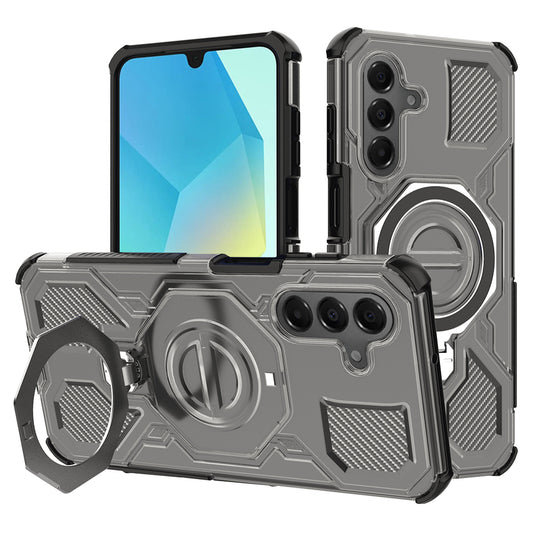 Puzdro pre Samsung Galaxy A16 5G A166 / A16 4G A165, Techsuit, Carbon Shield Pro, Svetlo čierne