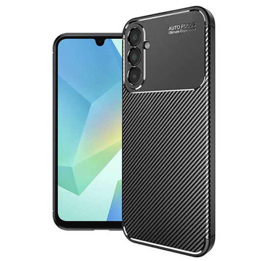 Puzdro pre Samsung Galaxy A16 5G A166 / A16 4G A165, Techsuit, CarbonFiber, Čierne