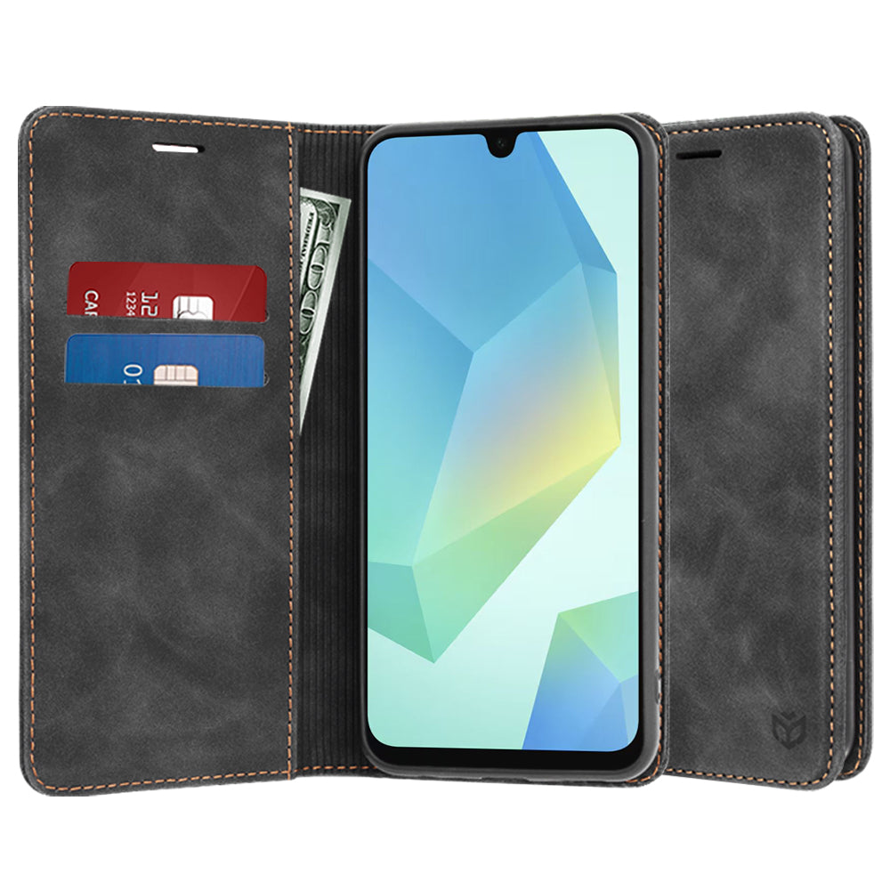 Puzdro pre Samsung Galaxy A16 5G A166 / A16 4G A165, Techsuit, Confy, Čierna