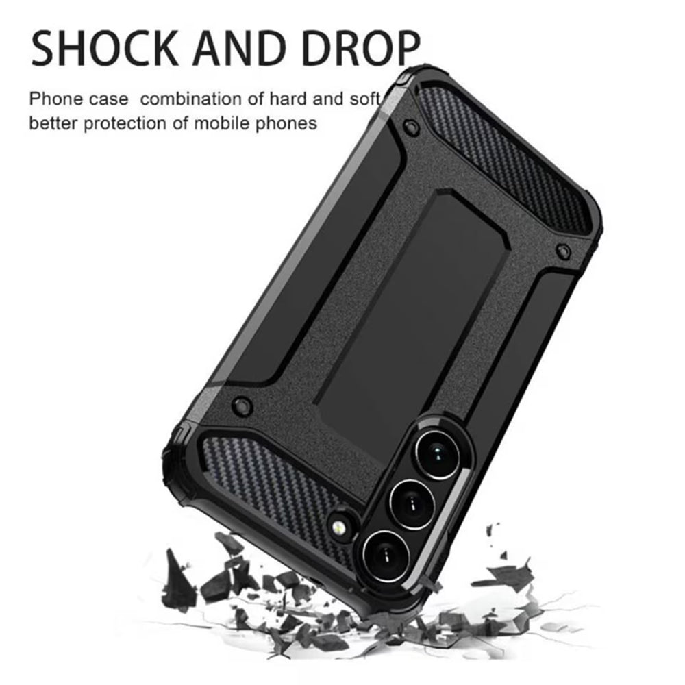 Puzdro pre Samsung Galaxy A16 5G A166 / A16 4G A165, Techsuit, Hybrid Armor, Čierne