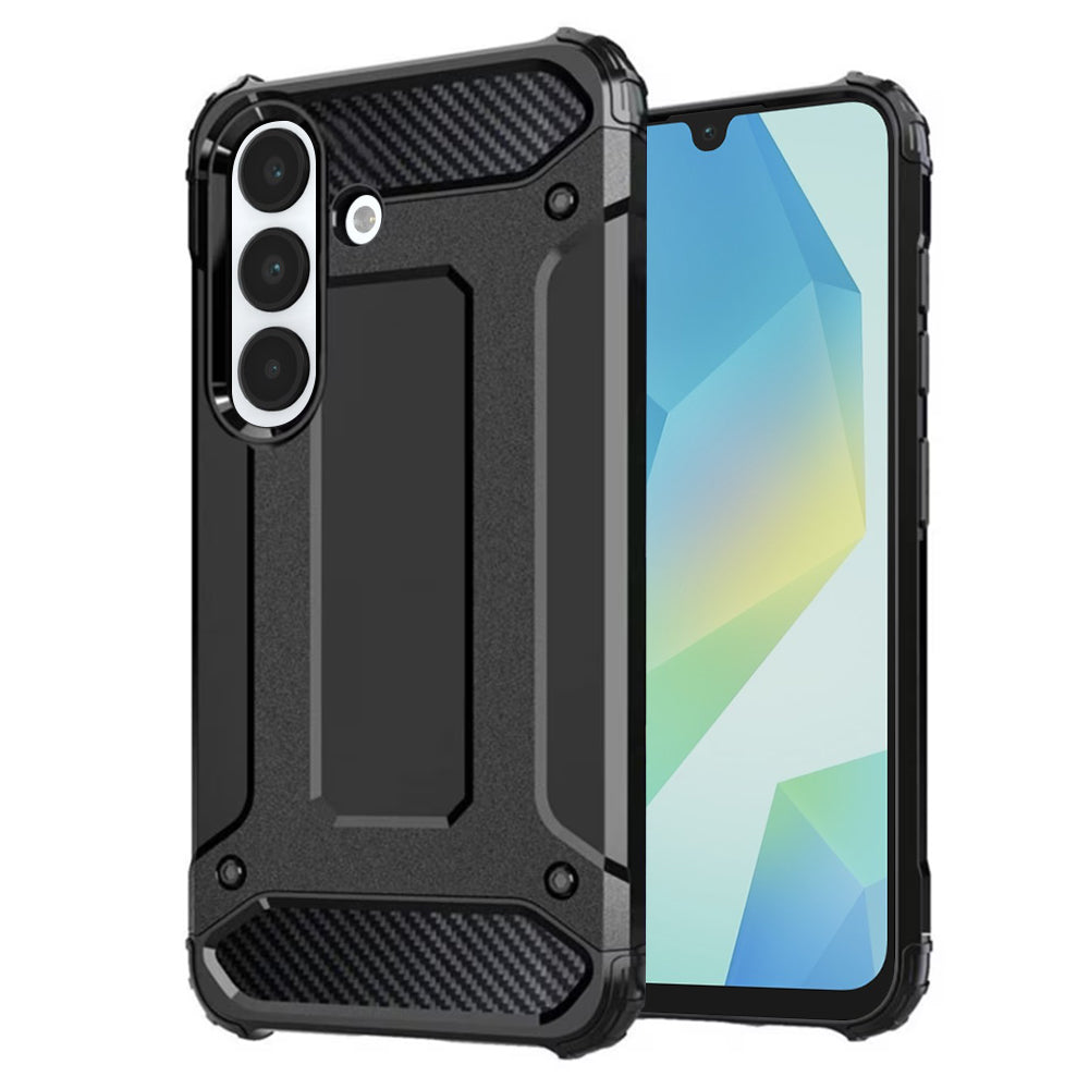 Puzdro pre Samsung Galaxy A16 5G A166 / A16 4G A165, Techsuit, Hybrid Armor, Čierne