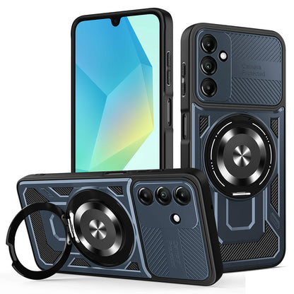 Puzdro pre Samsung Galaxy A16 5G A166 / A16 4G A165, Techsuit, RuggedCam, Modré